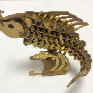 激光切割金龍魚