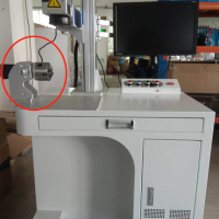 激光打標機帶夾具旋轉打標