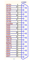 25pin的IO接口