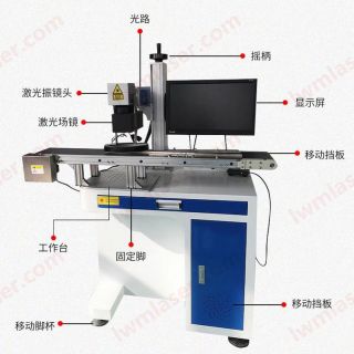 傳送帶定位打標機水印