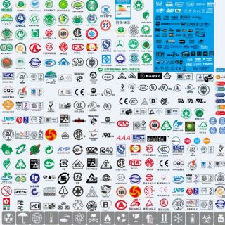 認證標志數(shù)碼電子環(huán)保能耗圖標LOGO矢量素材