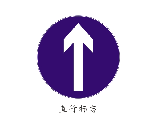 直行標志箭頭圖片.png